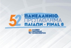Πραγματοποιήθηκε σήμερα (30/5)  η κλήρωση του 52ου Πανελληνίου Πρωταθλήματος Παίδων