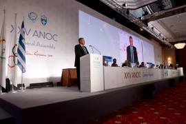Καπράλος: «Η Γενική Συνέλευση της ANOC βάζει την Ελλάδα στον Ολυμπιακό Χάρτη»