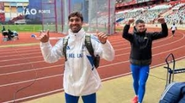 Το χάλινο μετάλλιο κατέκτησε στον ακοντισμό ο Γιάννης Κυριαζής, στο Ευρωπαϊκό Κύπελλο ρίψεων