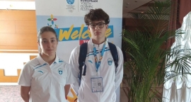EYOF Skopje 2025: Δέχτηκαν ανατροπή από 2-0 σετ, στις θέσεις 17-32 του διπλού μικτού Φάκαρος/Μαυροματάκη