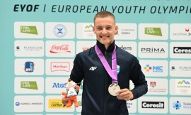 Το ασημένιο μετάλλιο κατέκτησε ο Σεραφείμ Εμινίδης στο Ευρωπαϊκό Ολυμπιακό Φεστιβάλ Νέων