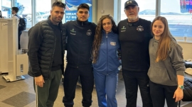 Αναχώρησε η Εθνική ομάδα άρσης βαρών για το Ευρωπαϊκό Πρωτάθλημα εφήβων – νεανίδων