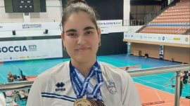 Παντού μετάλλιο η Μπουρνιά στο τουρνουά επιτραπέζιας αντισφαίρισης στους Ευρωπαϊκούς Αγώνες Νέων ΑΜΕΑ