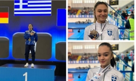 Χρυσό μετάλλιο στο Ευρωπαϊκό Πρωτάθλημα της Λάρνακας κατέκτησε η Κωνσταντίνα Χρυσοπούλου.