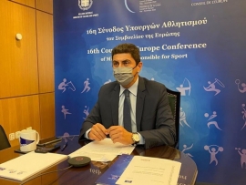 Πρόεδρος του Συμβουλίου της Ευρώπης για τον Αθλητισμό o Αυγενάκης