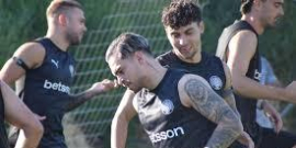 Οι ποδοσφαιριστές του ΟΦΗ επέστρεψαν σήμερα στην δράση.