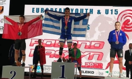 Πρωταθλητής Ευρώπης στους έφηβους άρσης βαρών  ο Κωνσταντίνος Λαμπρίδης