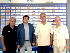 Η Περιφέρεια Κρήτης στηρίζει την Εθνική Ομάδα Τένις για την άνοδο στο World Group  του Davis Cup [vid]