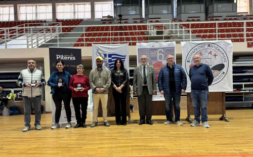 Η Κοζάνη τίμησε τις γυναίκες της επιτραπέζιας αντισφαίρισης στην τελετή έναρξης