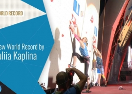 Ευρωπαϊκό Αναρρίχησης Α-Γ: Παγκόσμιο ρεκόρ ταχύτητας από τη Καπλίνα (vid)